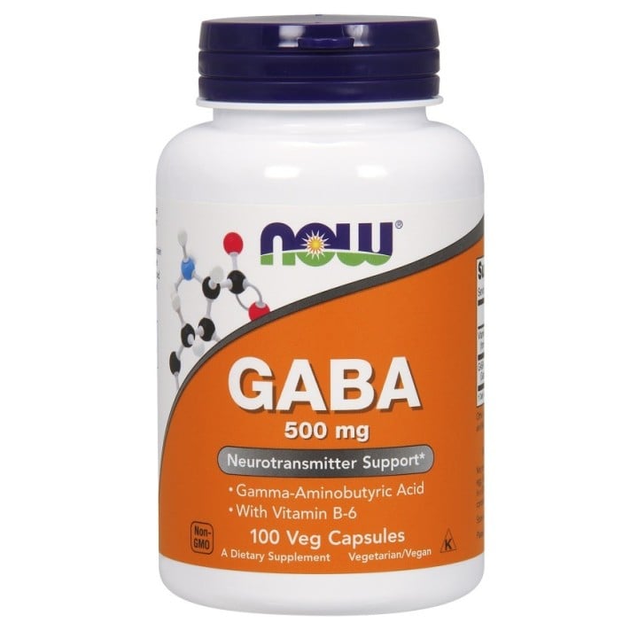 GABA with Vitamin B6 500mg 100 vcaps