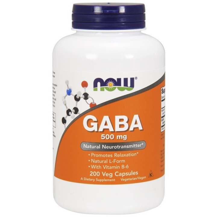 GABA with Vitamin B6 500mg 200 vcaps