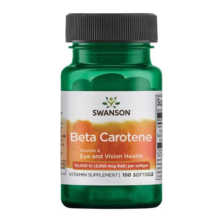 Swanson Beta-Carotene (Vitamin A) 10,000 IU 250 softgels