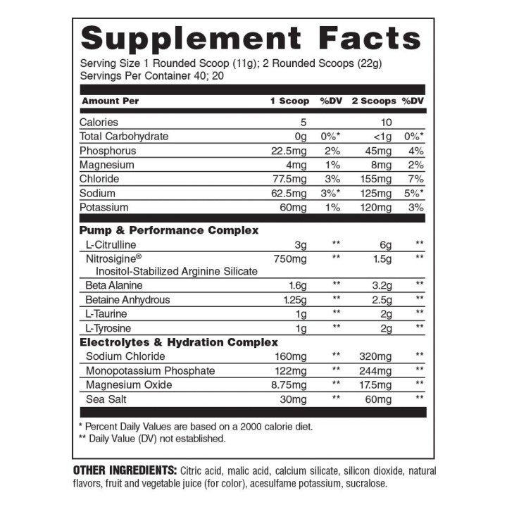 Animal Pump Non-Stim 442 g: Pre-Workout Senza Stimolanti