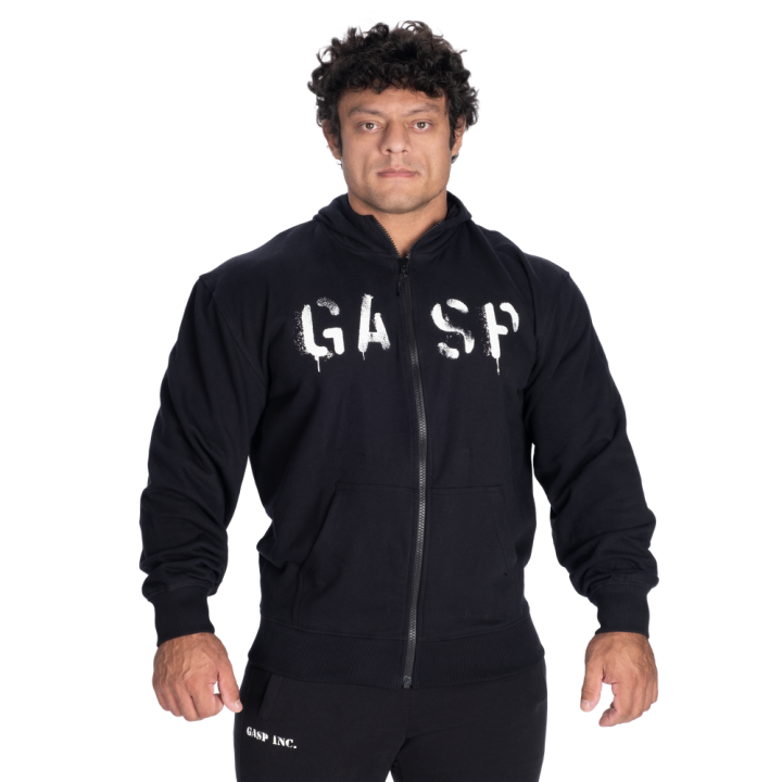 GASP Classic Zip Hoodie: Felpa con Cappuccio e Zip