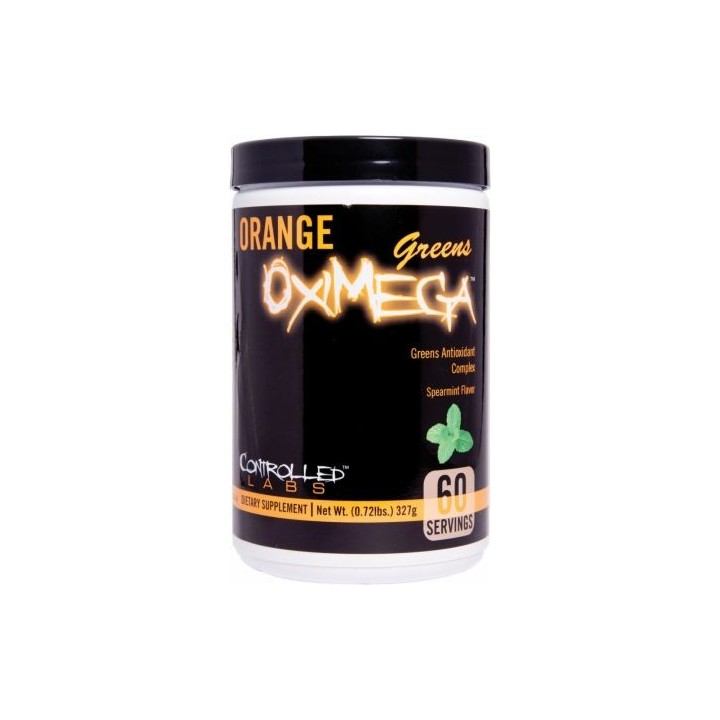 Orange OxiMega Greens Spearmint Flavor 327 grams