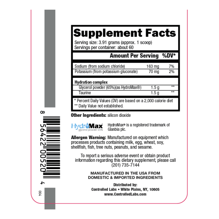 GlycerGrow 2 Controlled Labs | Advanced Hydration & Endurance Support