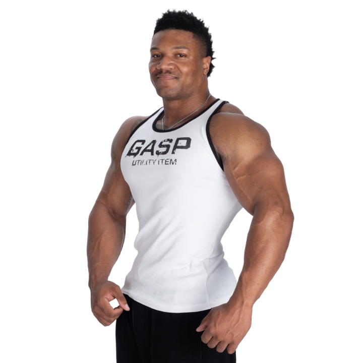 Ribbed T-Back GASP: Women's Ribbed Sports Top