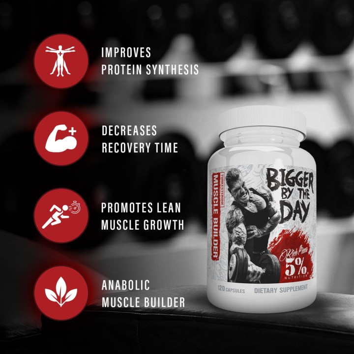 Bigger By The Day Legendary Series 5% Nutrition | Supporto crescita muscolare