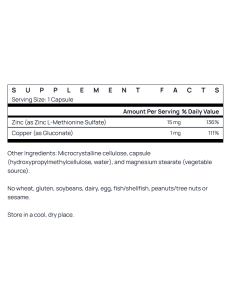Zinc Balance 100 vcaps 2