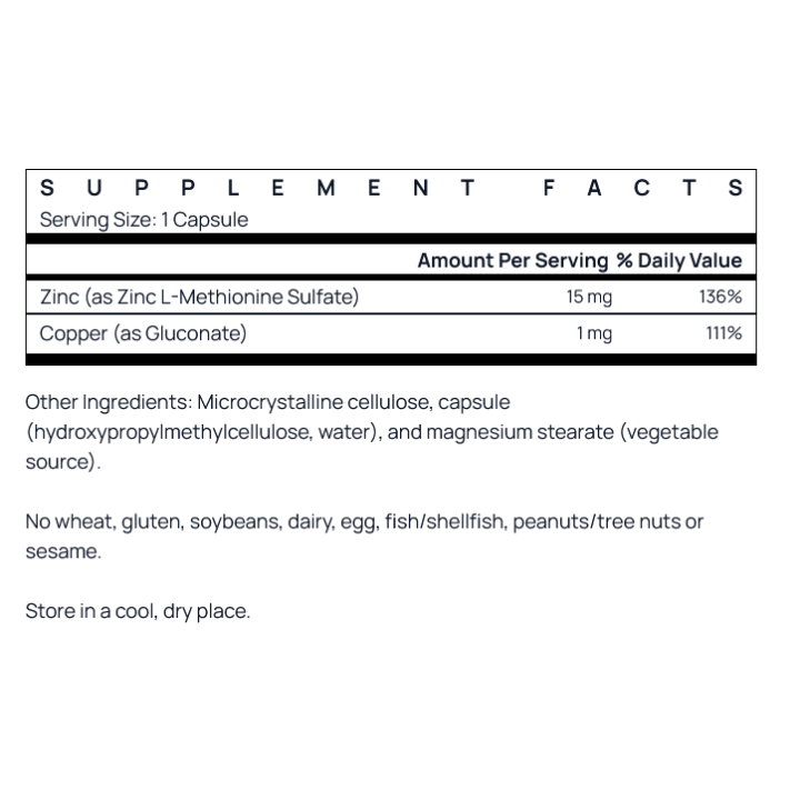 Zinc Balance Jarrow Formulas | Immune & Antioxidant Support Supplement