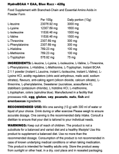 HydroBCAA + EAA 420 grams 2