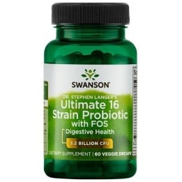 Dr. Stephen Langer's Ultimate 16 Strain Probiotic with FOS 3.2 Billion CFU 60 vcaps
