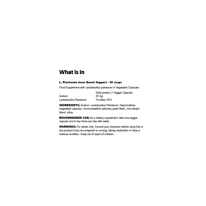 L. Plantarum 30 Capsule Swanson: Probiotico Intestinale