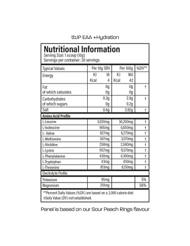 EAA + Hydration 300 grams