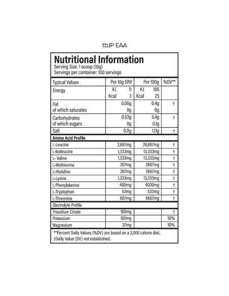 EAA + Hydration 1000 grams