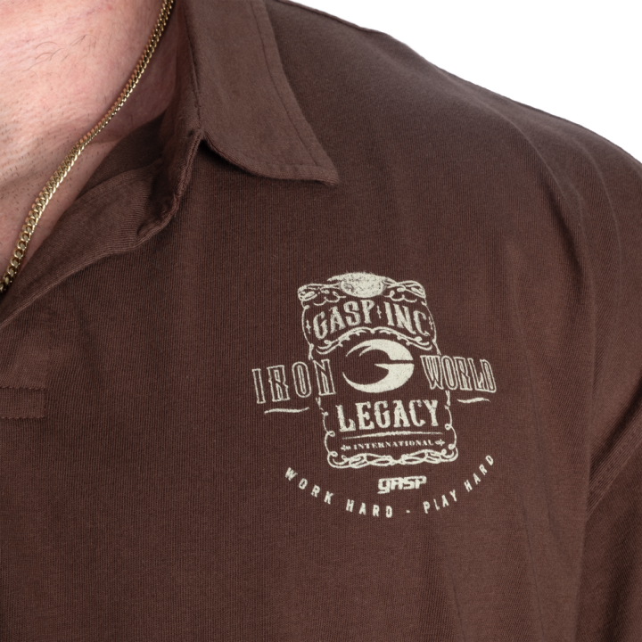 NC Polo Iron Tee Black GASP | Urban Eco-Friendly Polo Shirt 2024