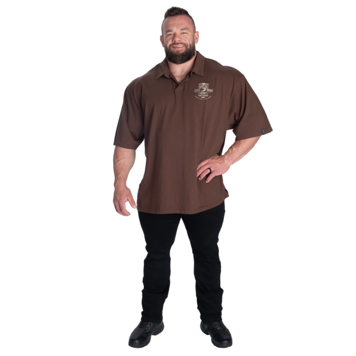 NC Polo Iron Tee Black GASP | Urban Eco-Friendly Polo Shirt 2024