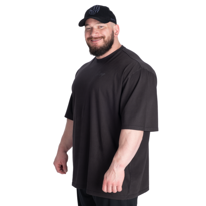 Gasp Washed Iron Tee | Washed Cotton Crew Neck T-shirt Casual 2024