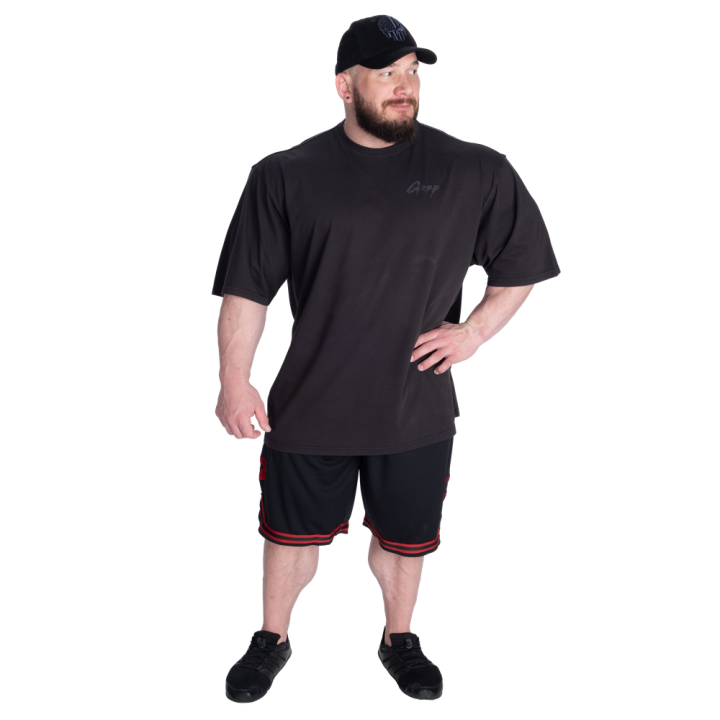 Gasp Washed Iron Tee | Washed Cotton Crew Neck T-shirt Casual 2024