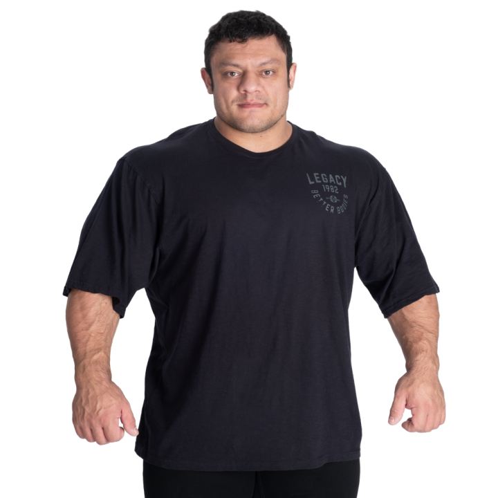 Legacy Slub Iron Tee Better Bodies | Vintage-Style Gym Shirt for Training & Leisure