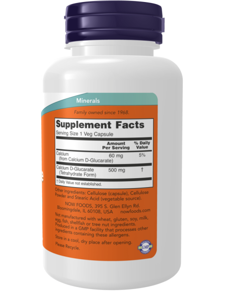 Calcium D-Glucarate 500mg 90 vcaps