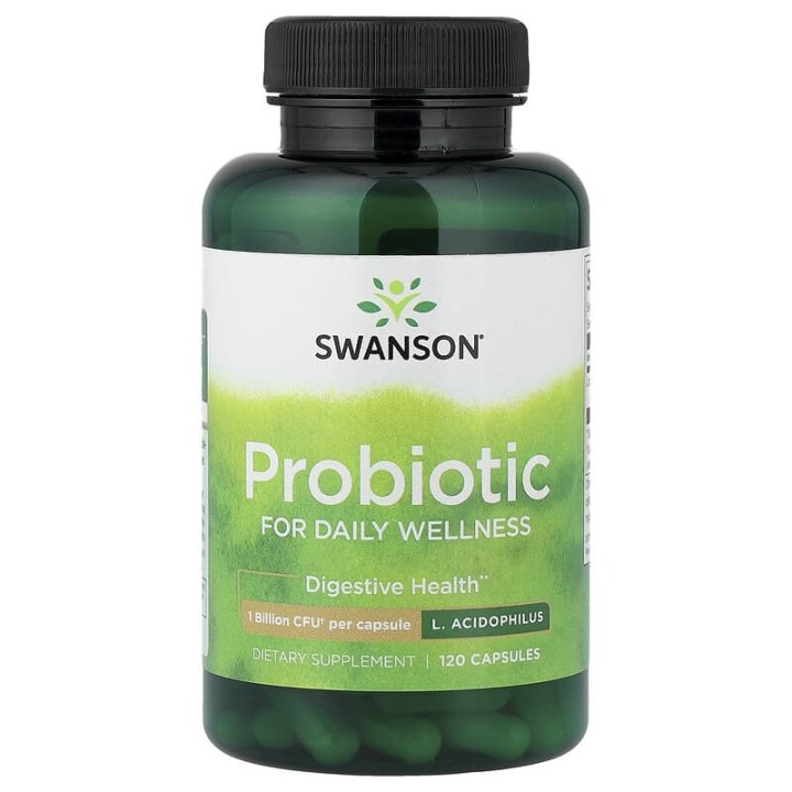 Swanson Probiotic 1 Billion CFU per Capsule | Gut Flora Support