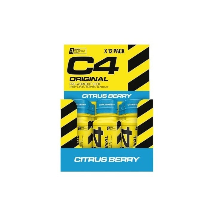 C4 Original Pre-Workout Shot 12 x 60 ml.