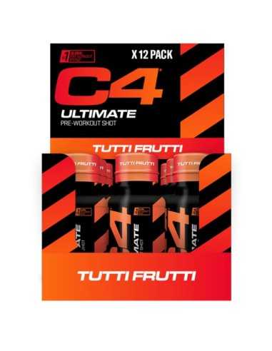 C4 Ultimate Pre-Workout Shot 12 x 60 ml.