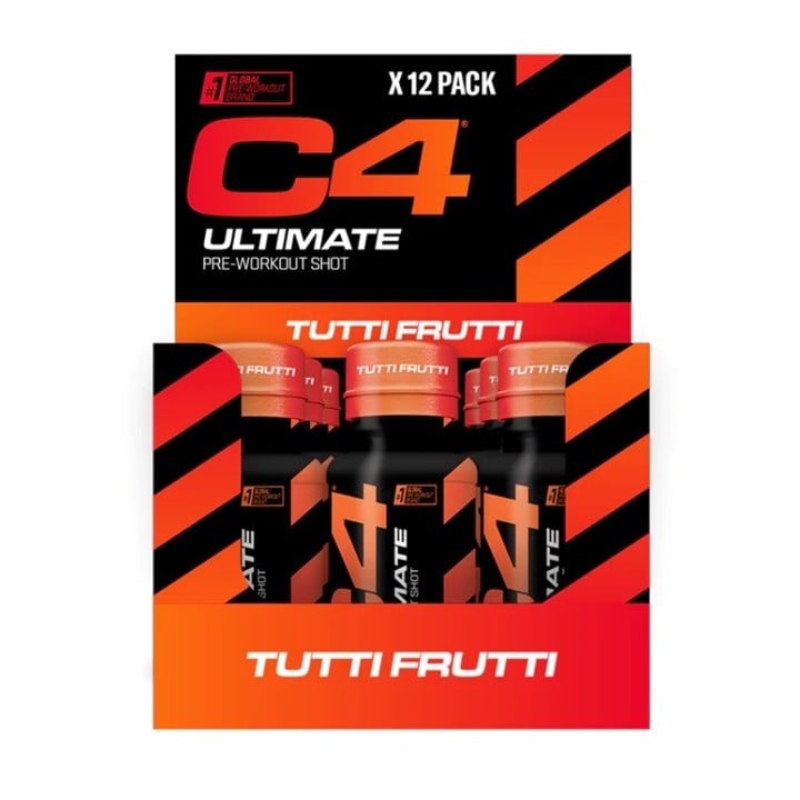C4 Ultimate Pre-Workout Shot 12 x 60 ml.