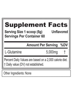 Ultra Pure Glutamine 5000 Unflavoured 300 grams 2