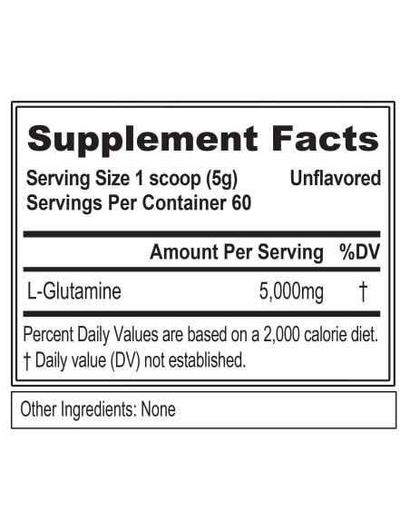 Ultra Pure Glutamine 5000 Unflavoured 300 grams