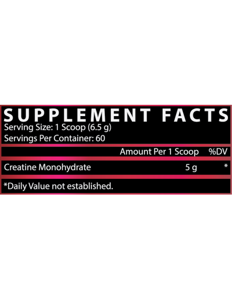 Creatine Monohydrate 390 grams