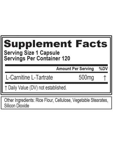 L-Carnitine 500 120 caps