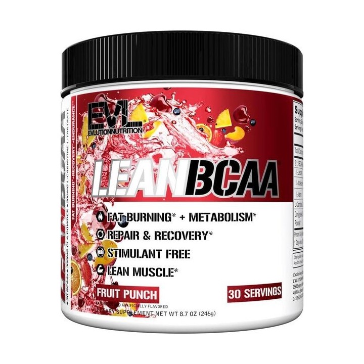 Lean BCAA Fruit Punch 246 grams