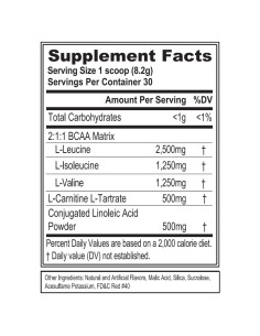 Lean BCAA Fruit Punch 246 grams 2
