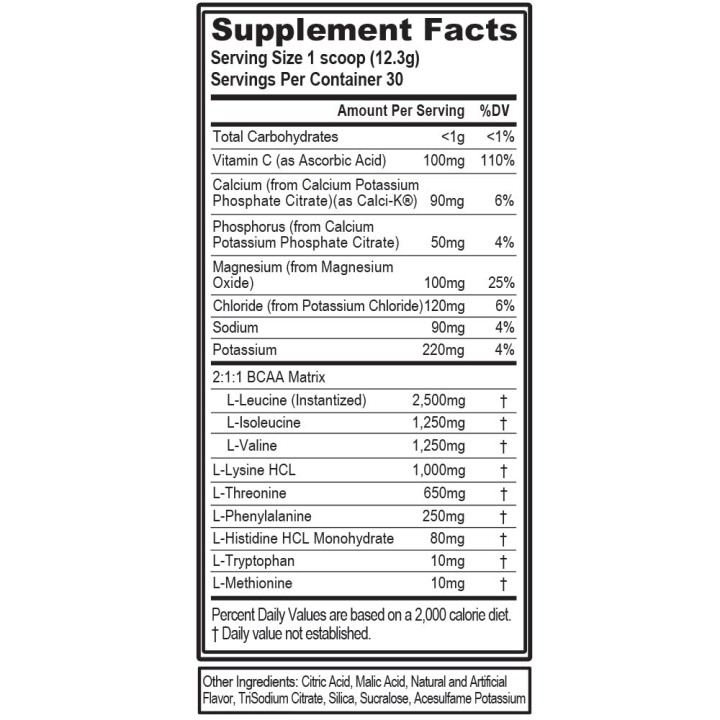 EAA7000 Electrolytes EVL Nutrition | Aminoacidi Essenziali e Reidratazione