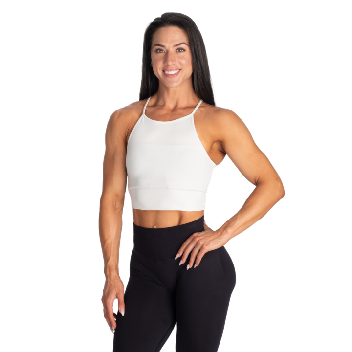 Performance Crop Halter Better Bodies | High-Support Sports Crop Top