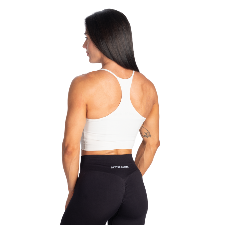 Performance Crop Halter Better Bodies | High-Support Sports Crop Top