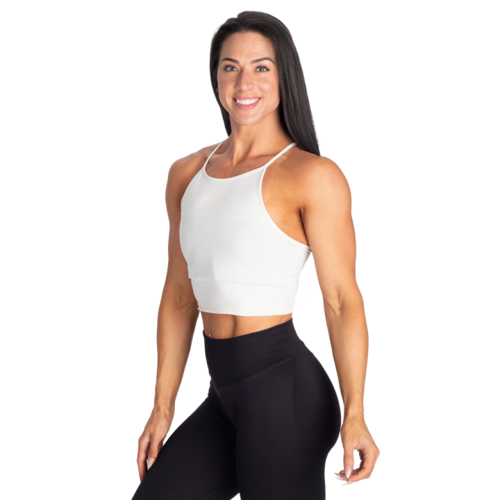 Performance Crop Halter Better Bodies | High-Support Sports Crop Top