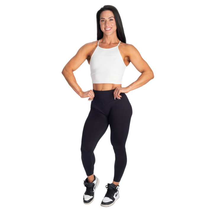 Performance Crop Halter Better Bodies | High-Support Sports Crop Top