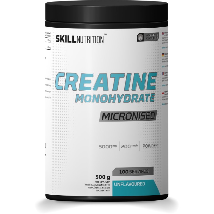 Micronised Creatine Monohydrate Unflavoured 500 grams