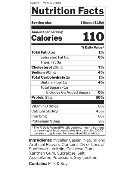 R1 Casein 1800 grams