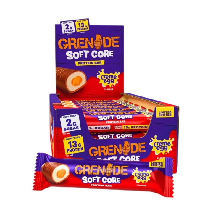 Soft Core Protein Bars Creme Egg 18 x 45g