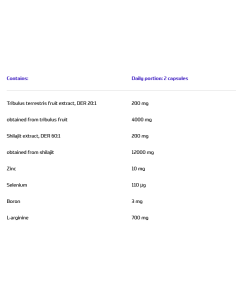 Tribulus + Shilajit 60 vegan caps 2