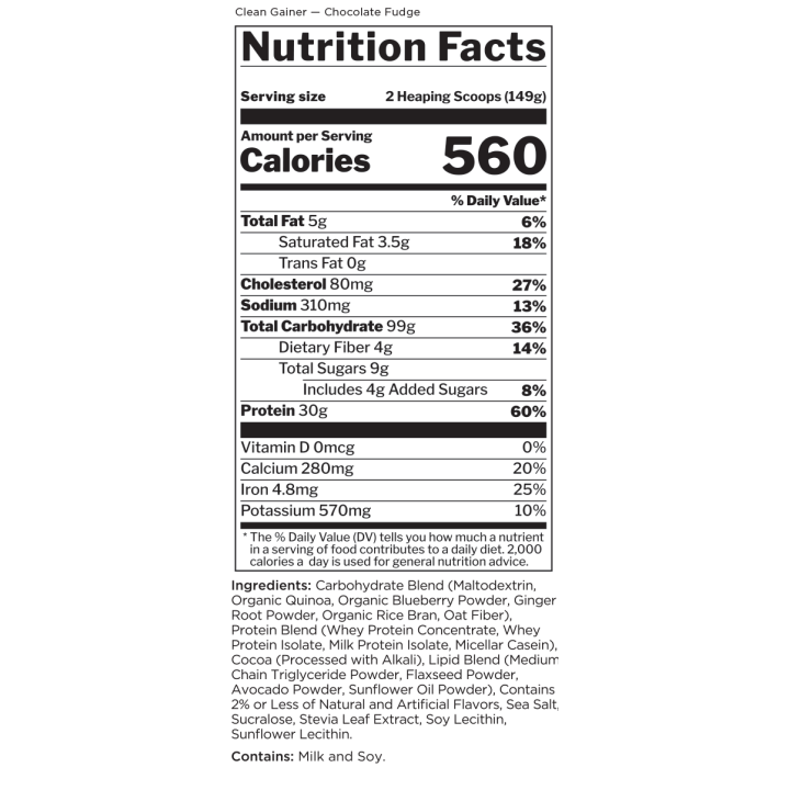 Rule 1 Clean Gainer | Clean Muscle Mass Support