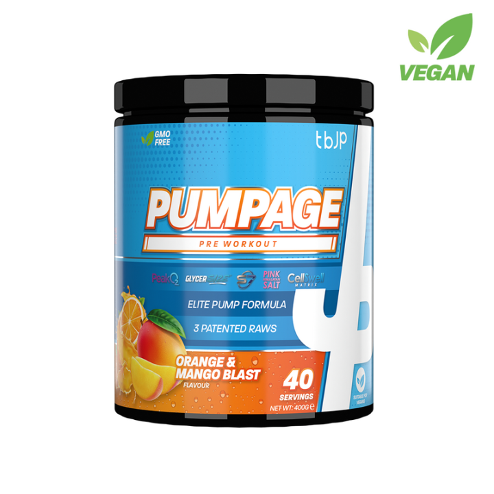TBJP Pumpage Pre-Workout 400g | Boost Energy & Performance