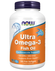 Ultra Omega-3 (In Fish Gelatin Softgels) 180 fish softgels