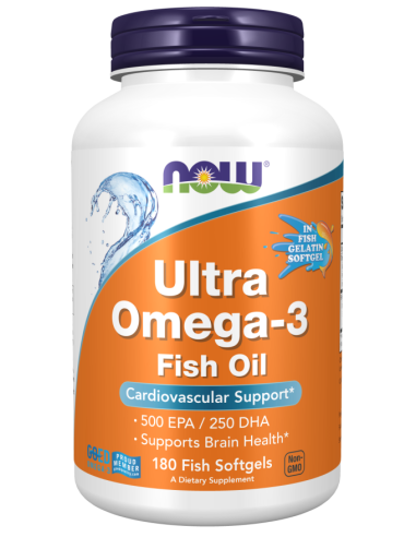 Ultra Omega-3 (In Fish Gelatin Softgels) 180...
