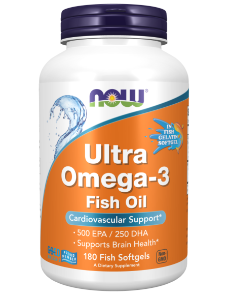 Ultra Omega-3 (In Fish Gelatin Softgels) 180 fish softgels