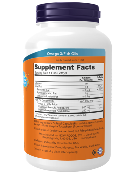 Ultra Omega-3 (In Fish Gelatin Softgels) 180 fish softgels