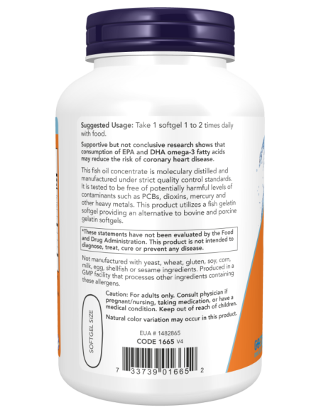 Ultra Omega-3 (In Fish Gelatin Softgels) 180 fish softgels