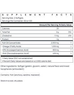 EPA-DHA Balance 120 softgels 2