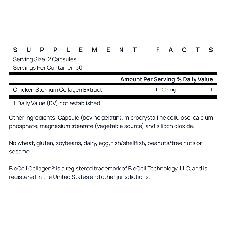 Type II Collagen Complex Jarrow | Supporto cartilagini articolari